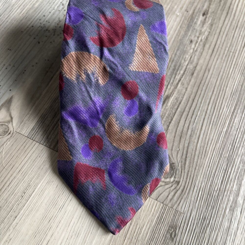 Cellini Celestial Artsy Geometric 100% Silk Tie